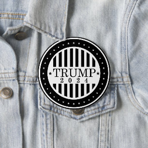 Badge Rond 10 Cm Trump 2024