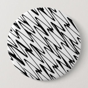 Badge Rond 10 Cm Un art moderne Abstrait de ligne énergétique