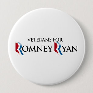 Badge Rond 10 Cm VÉTÉRANS POUR ROMNEY RYAN.png