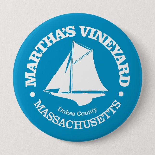 Badge Rond 10 Cm Vignoble de Martha (sloop) (Devant)