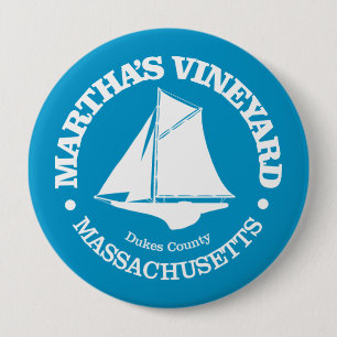 Badge Rond 10 Cm Vignoble de Martha (sloop)