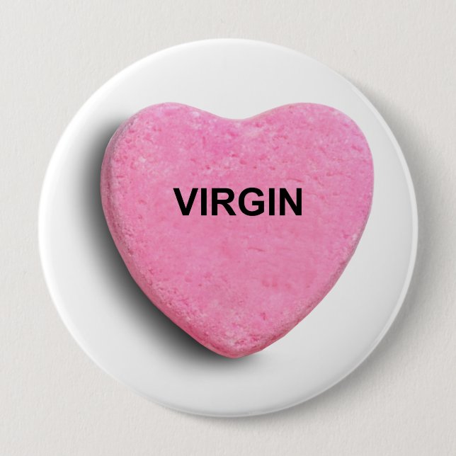 BADGE ROND 10 CM VIRGIN (Devant)