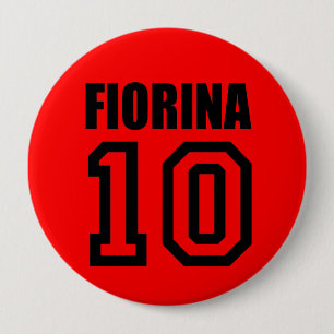 BADGE ROND 10 CM VITESSE DE CAMPAGNE DE CARLY FIORINA