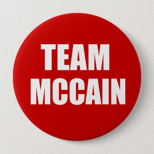 Badge Rond 10 Cm Vitesse d'élection de JOHN MCCAIN