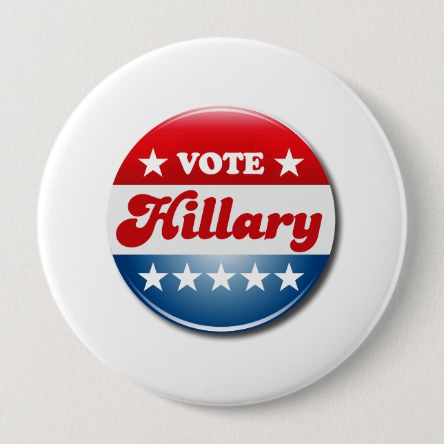 Badge Rond 10 Cm VOTE HILLARY CLINTON.png (Devant)