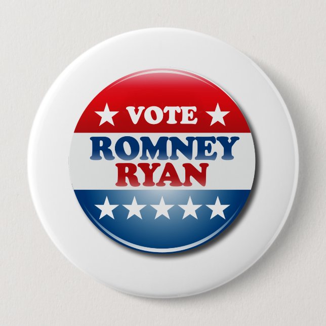 Badge Rond 10 Cm VOTE ROMNEY RYAN VP ROUND.png (Devant)