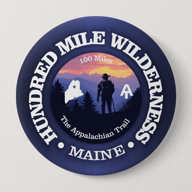 Badge Rond 10 Cm Wilderness de Cent Milles (rd2) (Devant)