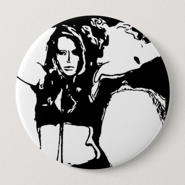 Badge Rond 10 Cm Witchy Woman (Devant)