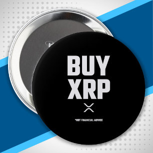 Badge Rond 10 Cm XRP Crypto - XRP Cryptocurrency - Buy XRP - XRP