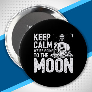 Badge Rond 10 Cm XRP Cryptocurrency To The Moon Keep Calm Crypto