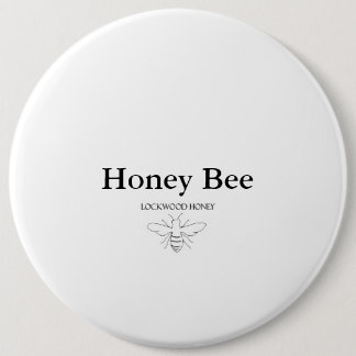 Badge Rond 15,2 Cm Abeille de miel