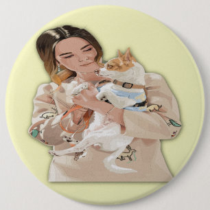 Badge Rond 15,2 Cm Ajouter une photo personnalisée