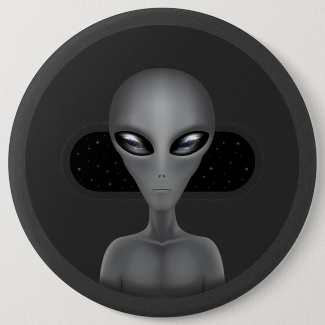 Badge Rond 15,2 Cm Alien Roswell (Devant)
