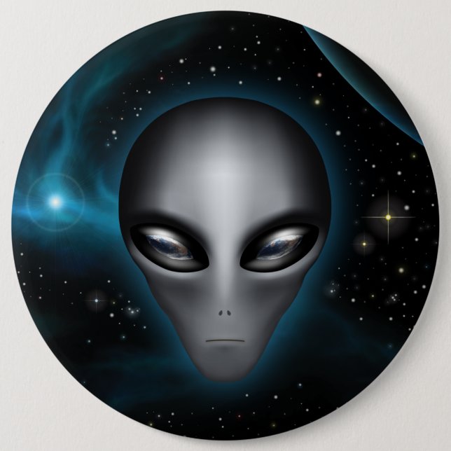 Badge Rond 15,2 Cm Alien Roswell II (bouton) (Devant)