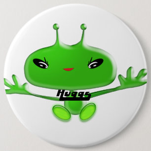 Badge Rond 15,2 Cm Aliens Huggs