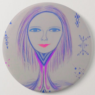 Badge Rond 15,2 Cm Amina Galactic Being