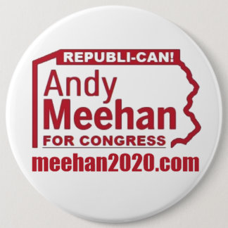 BADGE ROND 15,2 CM ANDY MEEHAN POUR LE CONGRÈS REPUBLI-CAN!LOGO