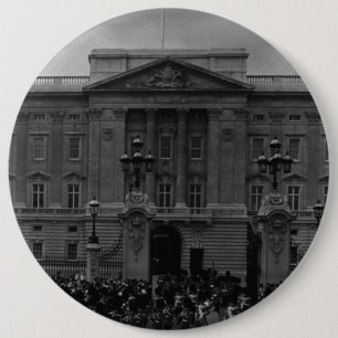 Badge Rond 15,2 Cm Angleterre vintage Londres Garde royale Palais Buc