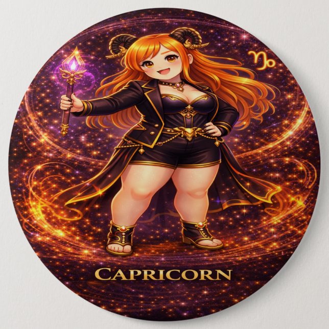 Badge Rond 15,2 Cm Archive Galaxy: Capricorn Rooted Peak (Devant)