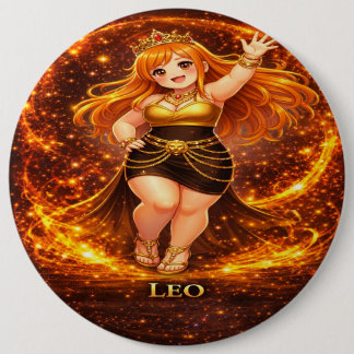 Badge Rond 15,2 Cm Archive Galaxy : Reine Solaire Lion