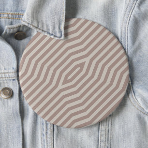 Badge Rond 15,2 Cm Arrière - plan de bandes diagonales symétriques 12