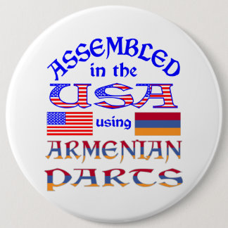 Badge Rond 15,2 Cm Assemblé aux États-Unis à partir de pièces arménie