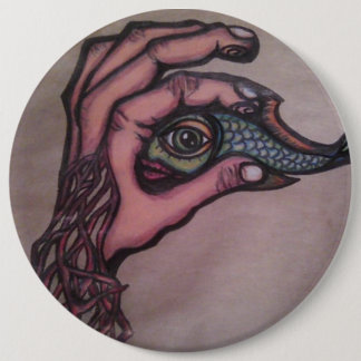 Badge Rond 15,2 Cm Attrapé