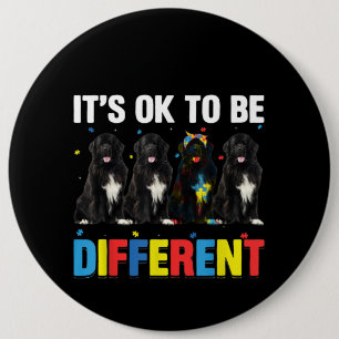 Badge Rond 15,2 Cm Autiste Ça va être différent de la mère de Terre-N
