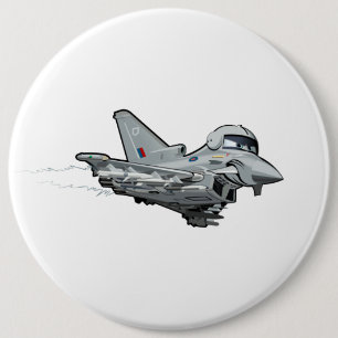 Badge Rond 15,2 Cm Avion de dessin