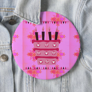Badge Rond 15,2 Cm Ayez un merveilleux anniversaire heureux