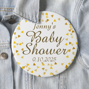 Badge Rond 15,2 Cm Baby-Shower / Sprinkle / Cérémonie de mariage pour