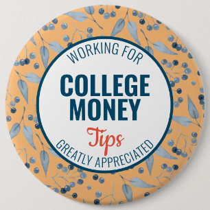 Badge Rond 15,2 Cm Baies bleues Conseils appréciés Financement univ