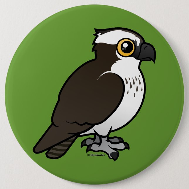 Badge Rond 15,2 Cm Balbuzard mignon (Devant)