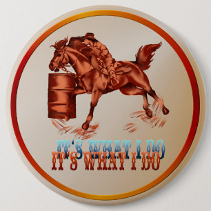 Badge Rond 15,2 Cm Baril Racing_It ce que je boutonne