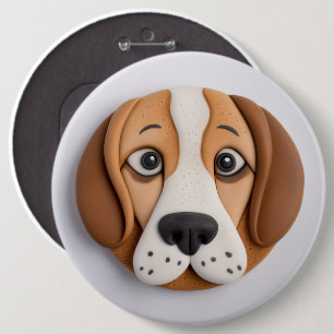 Badge Rond 15,2 Cm Beagle Un Délicieux Cookie Inspiré