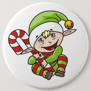 BADGE ROND 15,2 CM BÉBÉ ELF