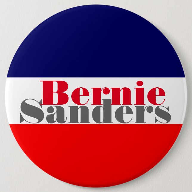 Badge Rond 15,2 Cm Bernie Sanders (Devant)