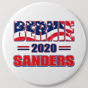 Badge Rond 15,2 Cm Bernie Sanders pour le président 2020