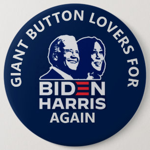 Badge Rond 15,2 Cm Biden Harris 2024