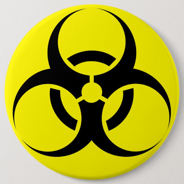Badge Rond 15,2 Cm Biodanger (Devant)