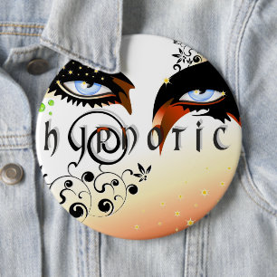 Badge Rond 15,2 Cm Blue Eyes Mode maquiller