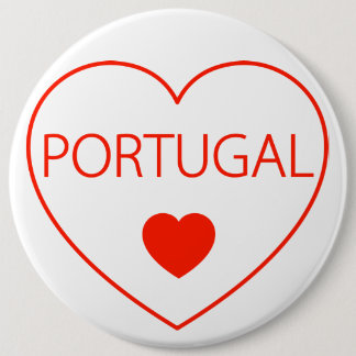 Badge Rond 15,2 Cm Bon Coeur Portugal