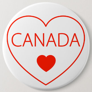 Badge Rond 15,2 Cm Bonne chance au Canada