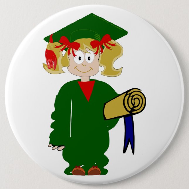 BADGE ROND 15,2 CM BONNE DIPLÔME (Devant)