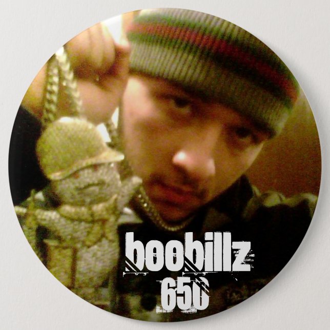 Badge Rond 15,2 Cm BooBillz, 650 boutons (Devant)