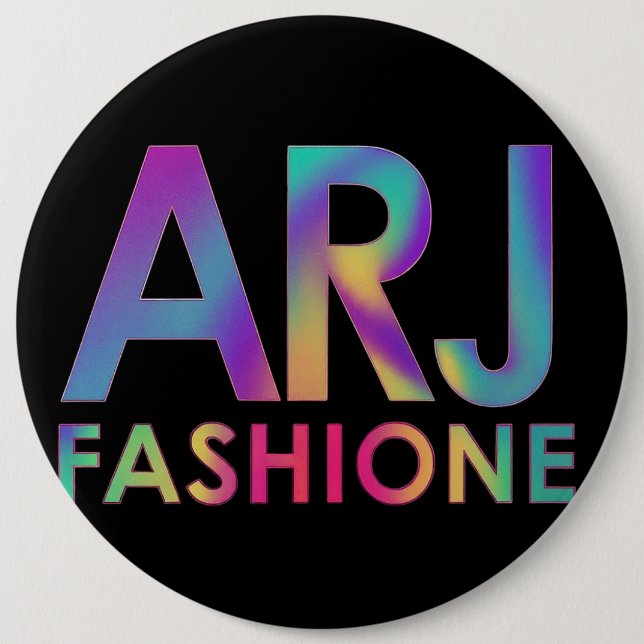 Badge Rond 15,2 Cm Bouton (Devant)