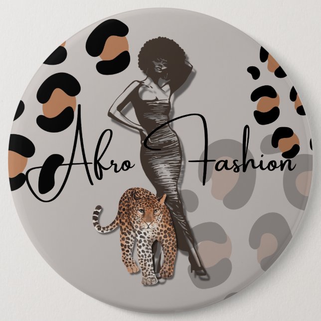 Badge Rond 15,2 Cm Bouton (Devant)