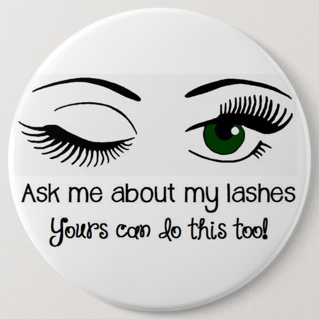 Badge Rond 15,2 Cm Bouton (Devant)