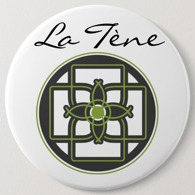 Badge Rond 15,2 Cm Bouton 3 (Devant)