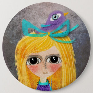 Badge Rond 15,2 Cm Bouton Alice au pays des merveilles